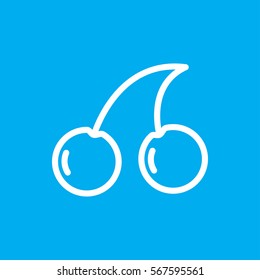 Cherry icon illustration isolated vector sign symbol