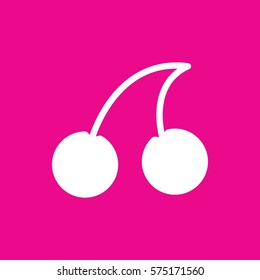 Cherry icon illustration isolated vector sign symbol