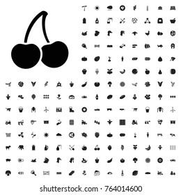 Cherry icon illustration isolated vector sign symbol. agriculture icons set for web and mobile.