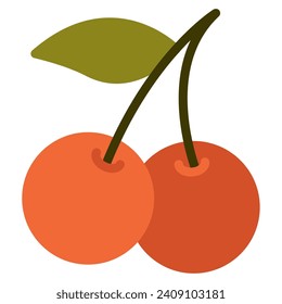 Icono de cerezo para web, aplicación, infografía, etc