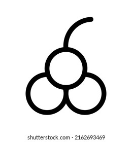 cherry icon or logo isolated sign symbol vector illustration - high quality black style vector icons
