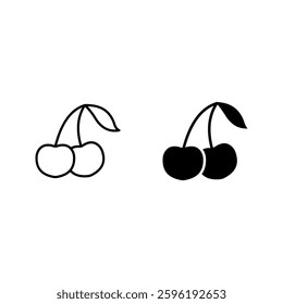 Cherry icon set color editable