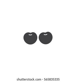 cherry icon. sign design