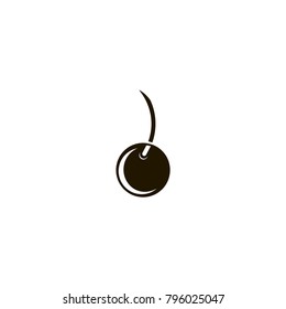cherry icon. sign design