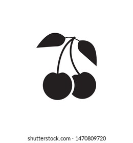 Cherry icon. cherry sign vector