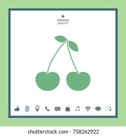 Cherry icon symbol