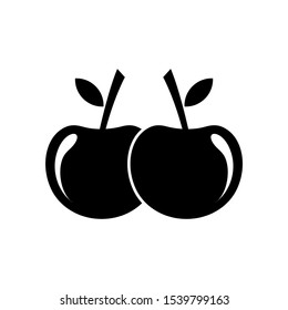 cherry icon vector design sign