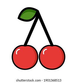 
cherry icon. Vector illustration eps10