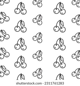 cherry icon vector illustration logo design