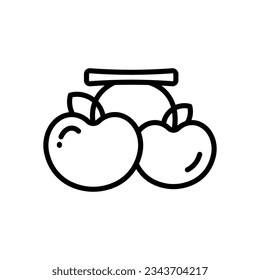 cherry icon for your website, mobile, presentation, and logo design.