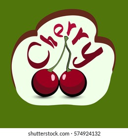 Cherry illustration.