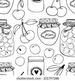 Cherry jam pattern