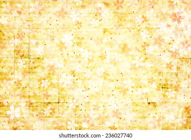 Cherry Japanese paper background