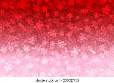Cherry Japanese paper background