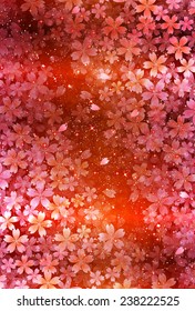 Cherry Japanese paper background