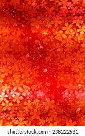 Cherry Japanese paper background