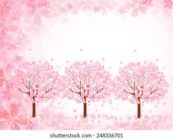 Cherry Japanese paper background