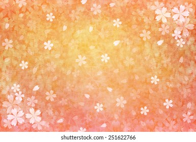 Cherry Japanese paper background