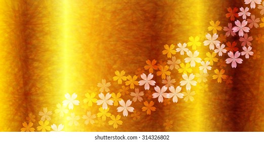 Cherry Japanese paper gold