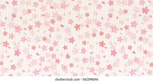 Cherry Japanese paper spring background
