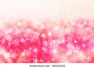 Cherry Japanese paper spring background