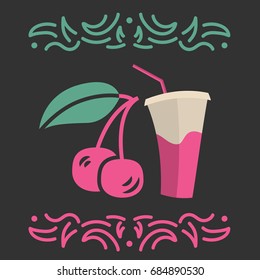 Cherry juice banner