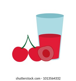 Cherry and juice design