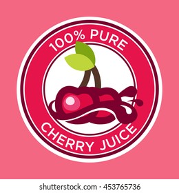 Cherry Juice Label