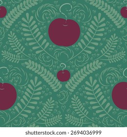 Cherry and leaves backdrop wallpaper