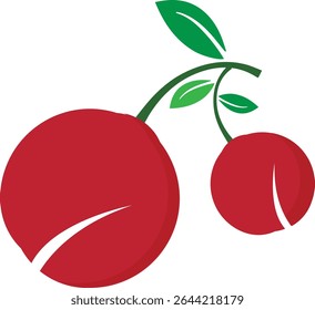 Cherry Logo Design Kunstvorlage