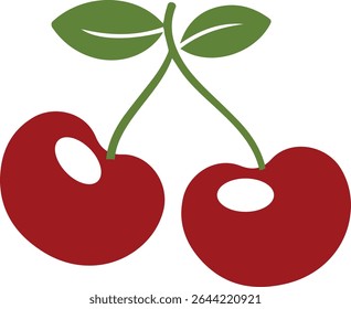 cherry logo fruit logo illustration logo