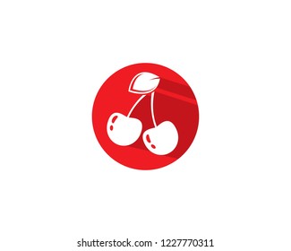 Cherry logo illustration