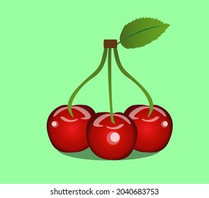 cherry logo with modern style