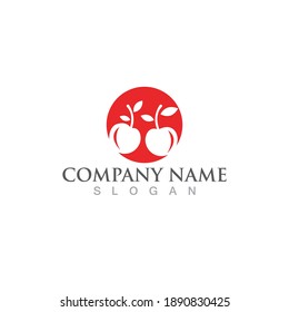 cherry logo and symbol vector