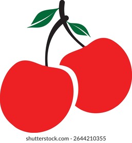 Cherry Logo Vector Art Icons and Graphics