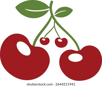 Cherry Logo Vector Art Icons and Graphics