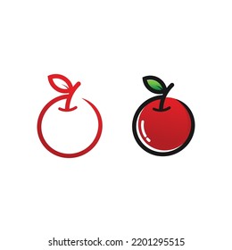 cherry logo vector icon fruit