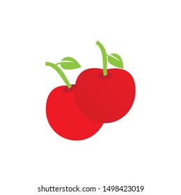 Cherry logo vector template design