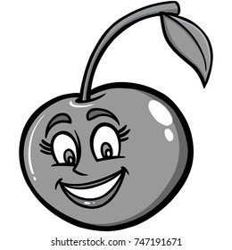 Cherry Mascot Illustration