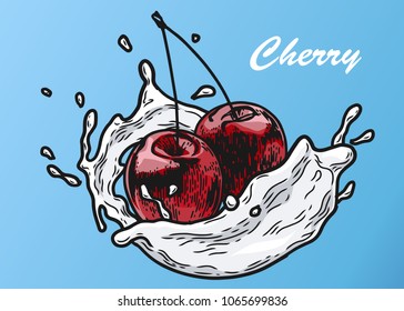 cherry milk color