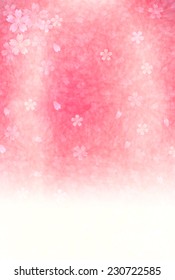 Cherry New Year's greeting card background