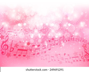 Pink Background Music gambar ke 14
