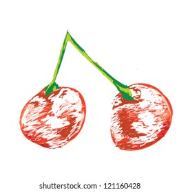 cherry painting