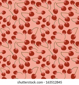 Cherry pattern seamless