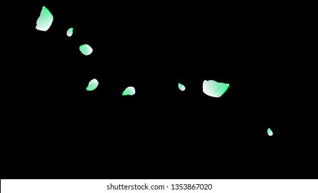 Cherry petals. Pink flying petals. Flower design.Spring pattern. Delicate style.
