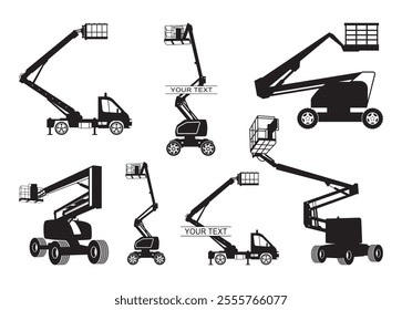 Cherry Picker Vector For Print, Cherry Picker Clipart, Cherry Picker Vector Illustration