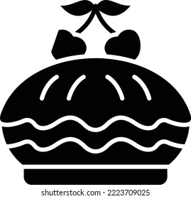 Icono vectorial de cerezo. Se puede usar para imprimir, móviles y aplicaciones web.