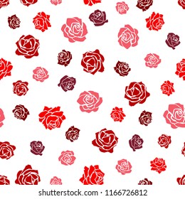 Cherry or Sakura flower seamless pattern element. Elegant texture for backgrounds. Seamless pattern with styled spring blossoms. flowering cherry, plum or sakura - seamless vector pattern