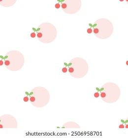 cherry seamless pattern design for background, wallpaper, carpet, textile design, fabric, blanket, blanket for kids, card, wrapping paper, notebook, diary cover, and etc.