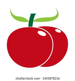 Cherry is a simple logo, like cherry fruit in a simple red color, suitable for various needs of your company or business logo,
